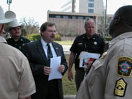 Constable Bruce Elfant with constables