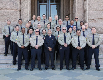 Constable Carlos Lopez and his staff assist the citizens and courts of Travis County